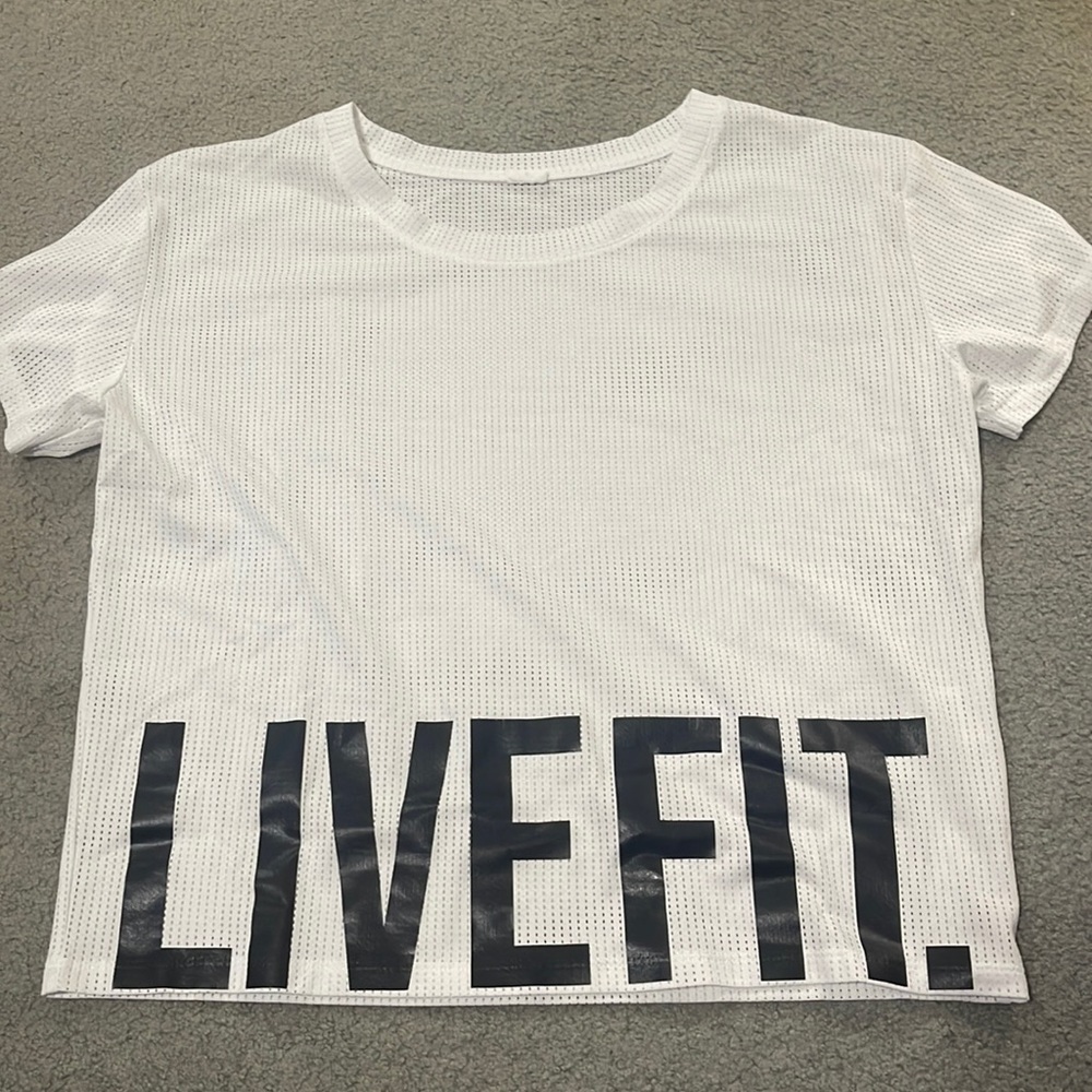 Live fit mesh tee